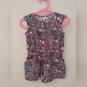 Souris Mini Floral Sleeveless Romper